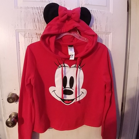 Disney Tops - Disney Minnie Mouse Hoodie Sz M